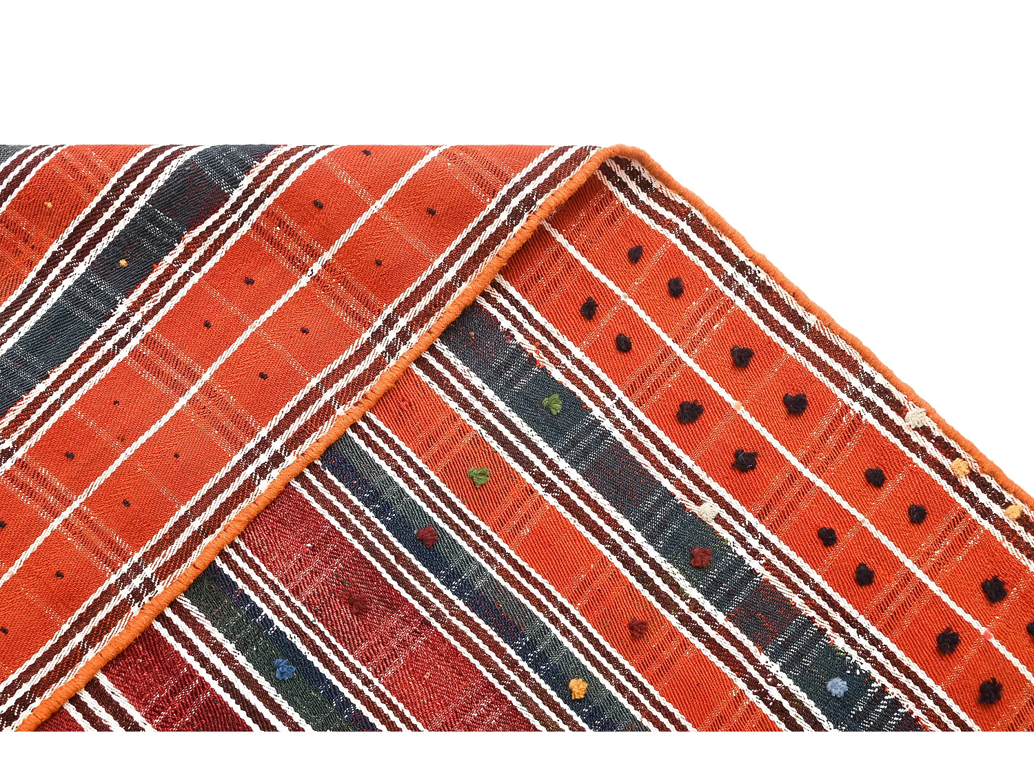 Tapis de laine 139x180 rouge Jajim