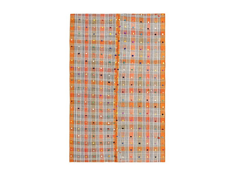 Wollteppich 146x227 Orange Jajim