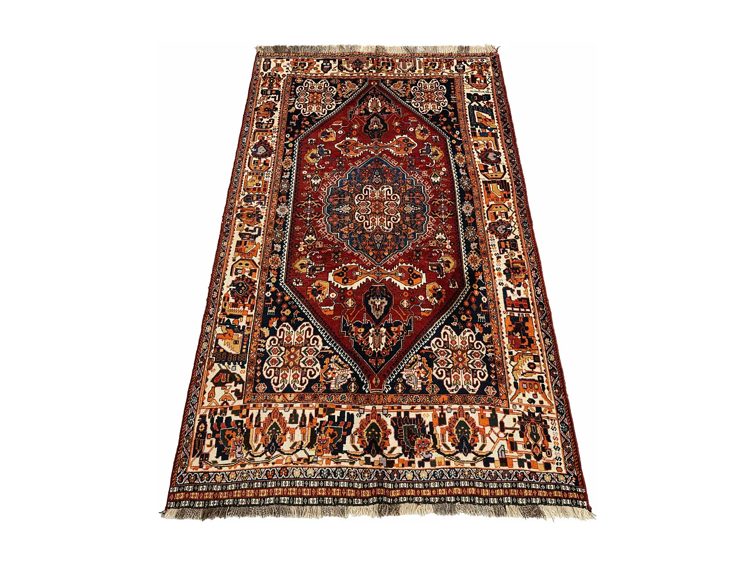 Wollteppich 150x253 Rot Ghashghai