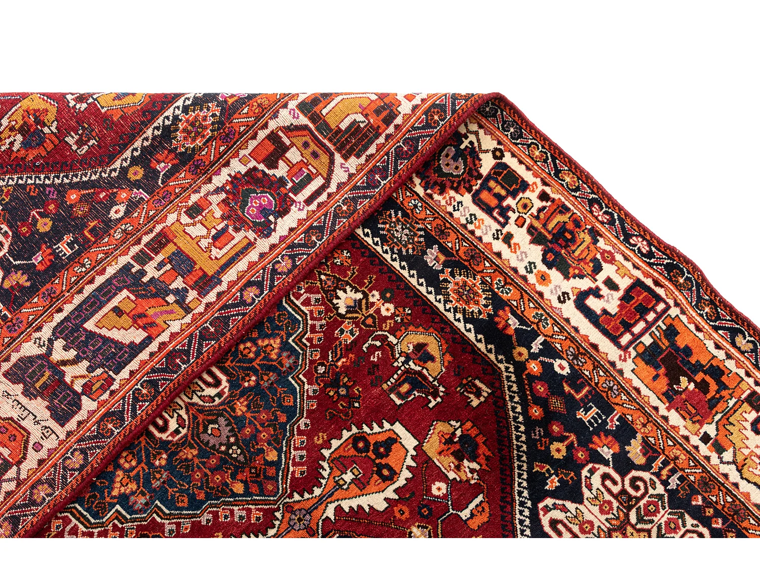 Wollteppich 150x253 Rot Ghashghai