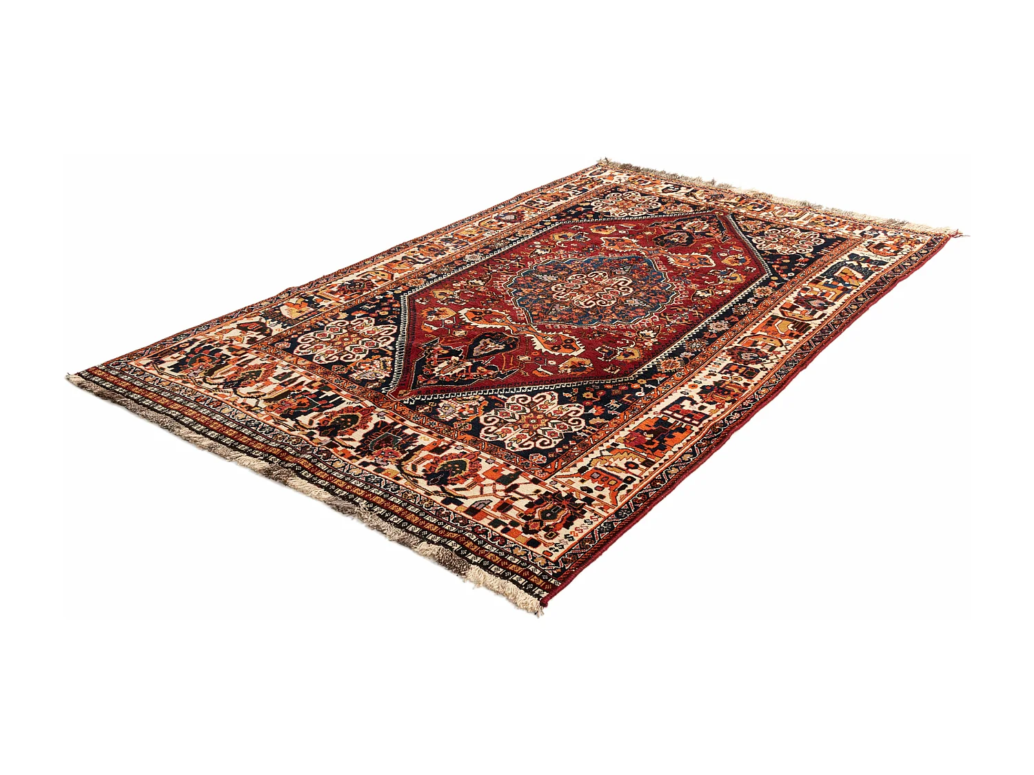 Wollteppich 150x253 Rot Ghashghai