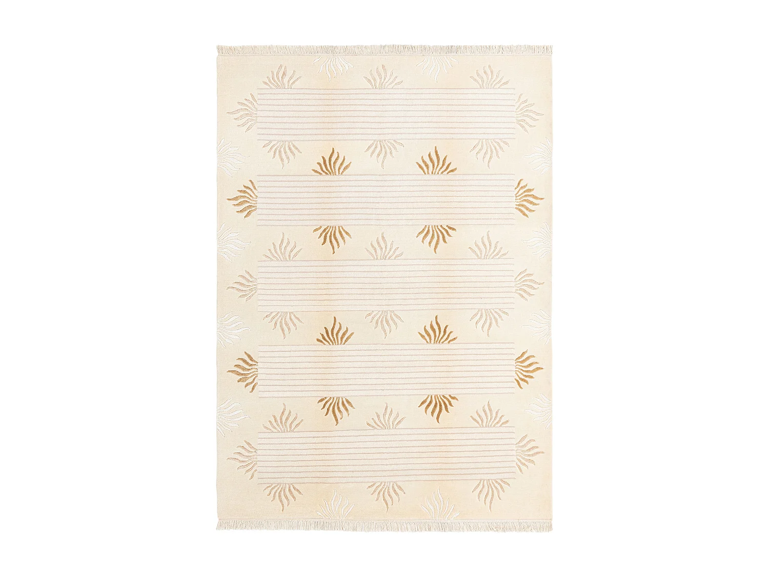 Tapis de laine 170x239 beige Darya