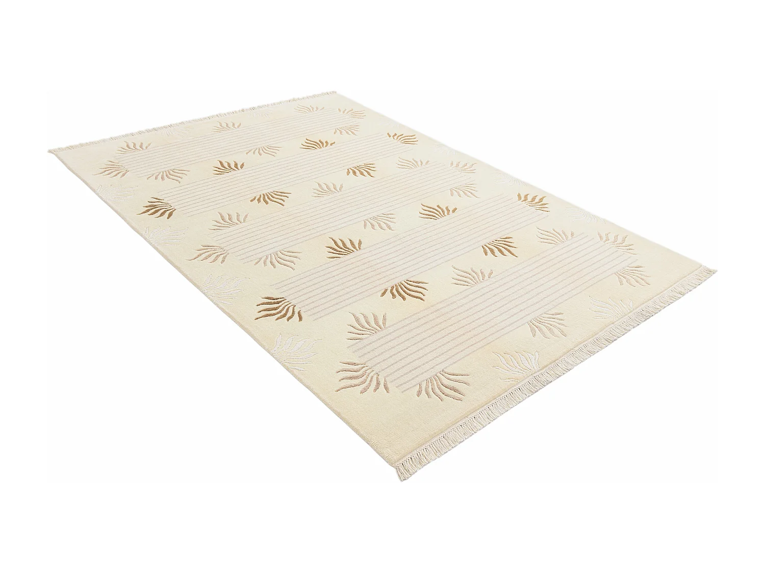 Tapis de laine 170x239 beige Darya