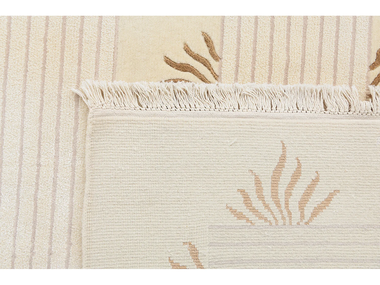 Tapis de laine 170x239 beige Darya