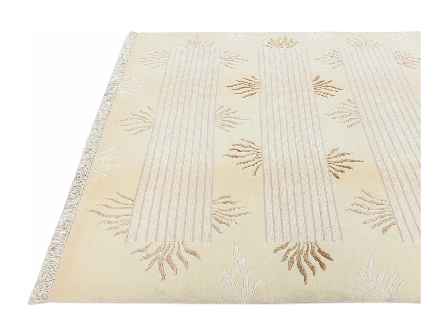 Tapis de laine 173x246 beige Darya