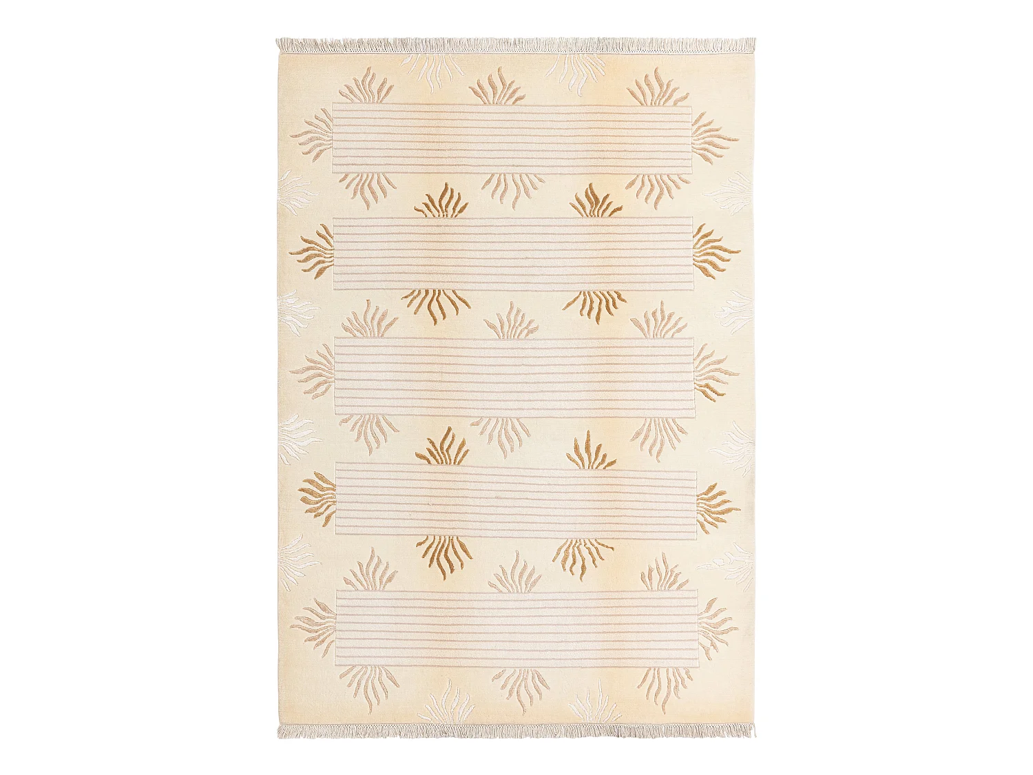 Tapis de laine 173x246 beige Darya