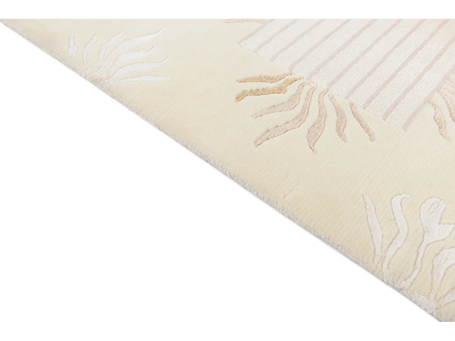 Tapis de laine 173x246 beige Darya