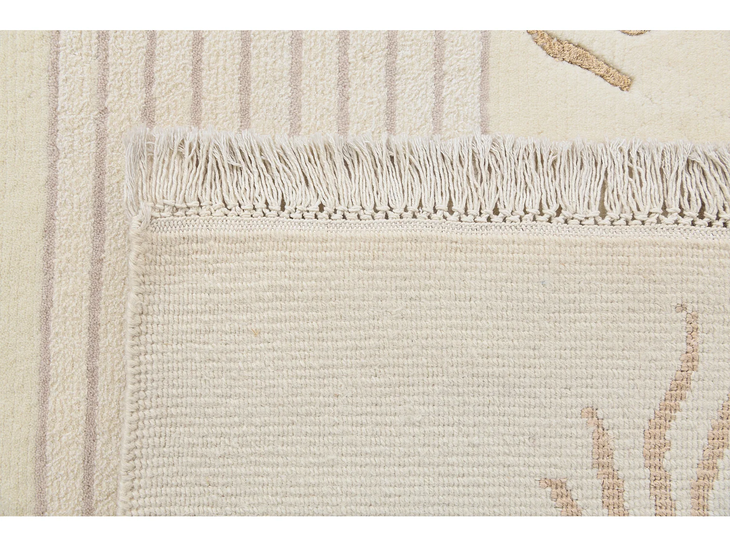 Tapis de laine 173x246 beige Darya