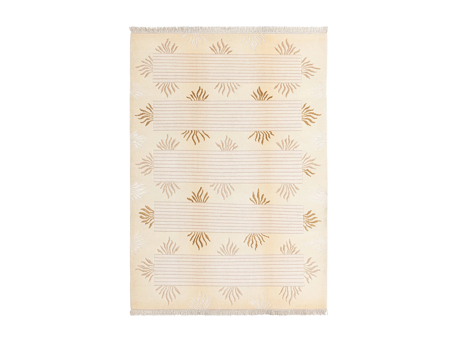 Tapis de laine 173x246 beige Darya