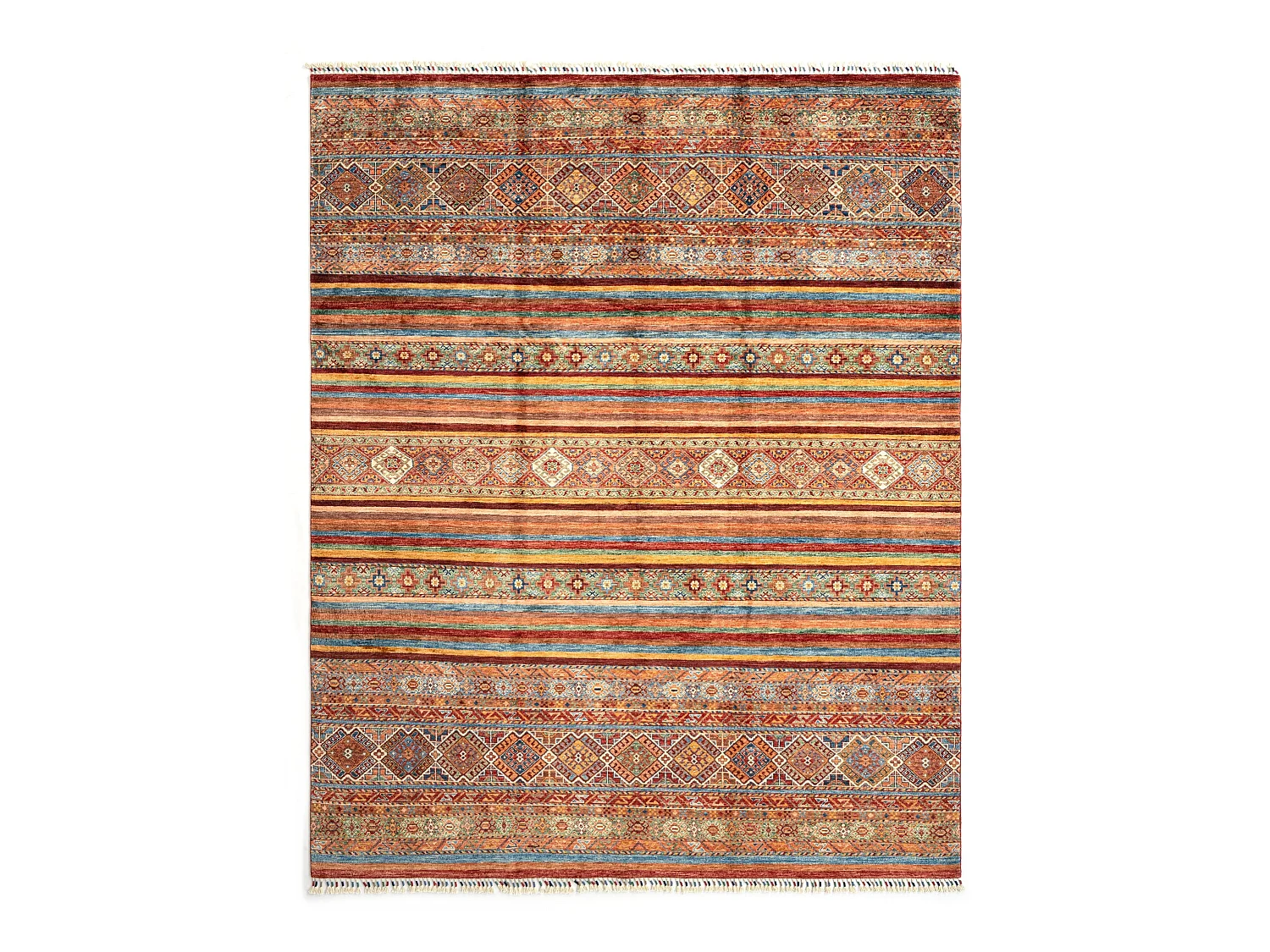 Wollteppich 245x303 Rot Torkman
