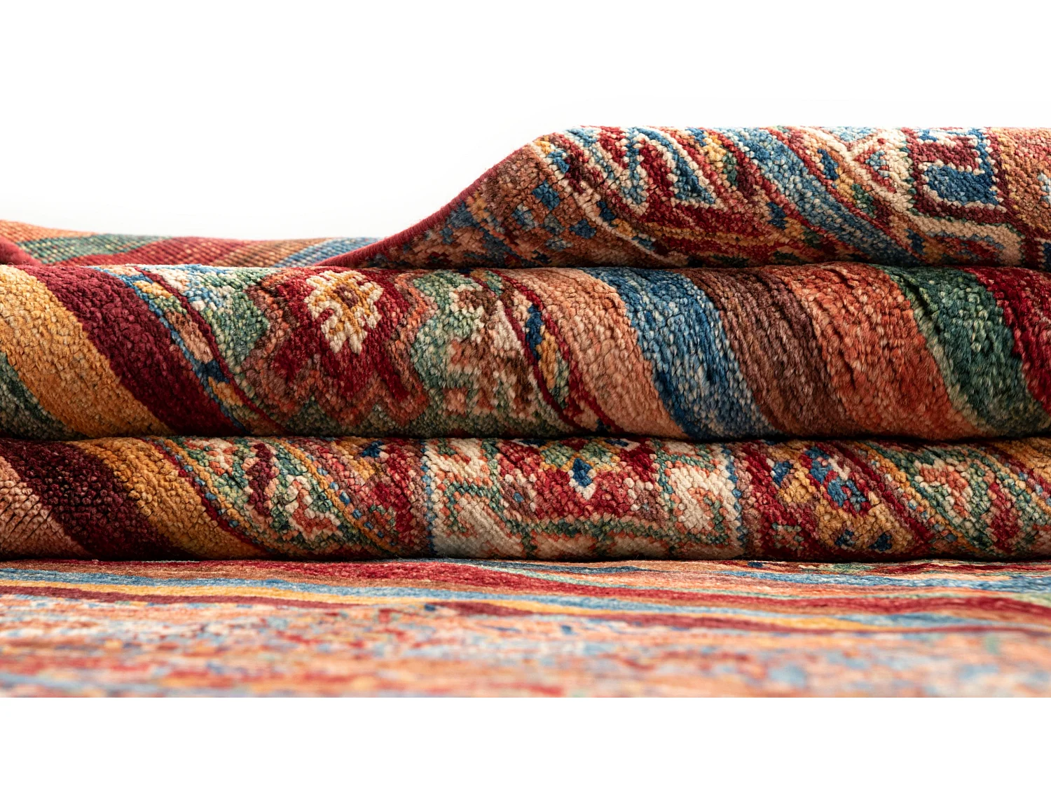 Tappeto in lana 245x303 rosso Torkman