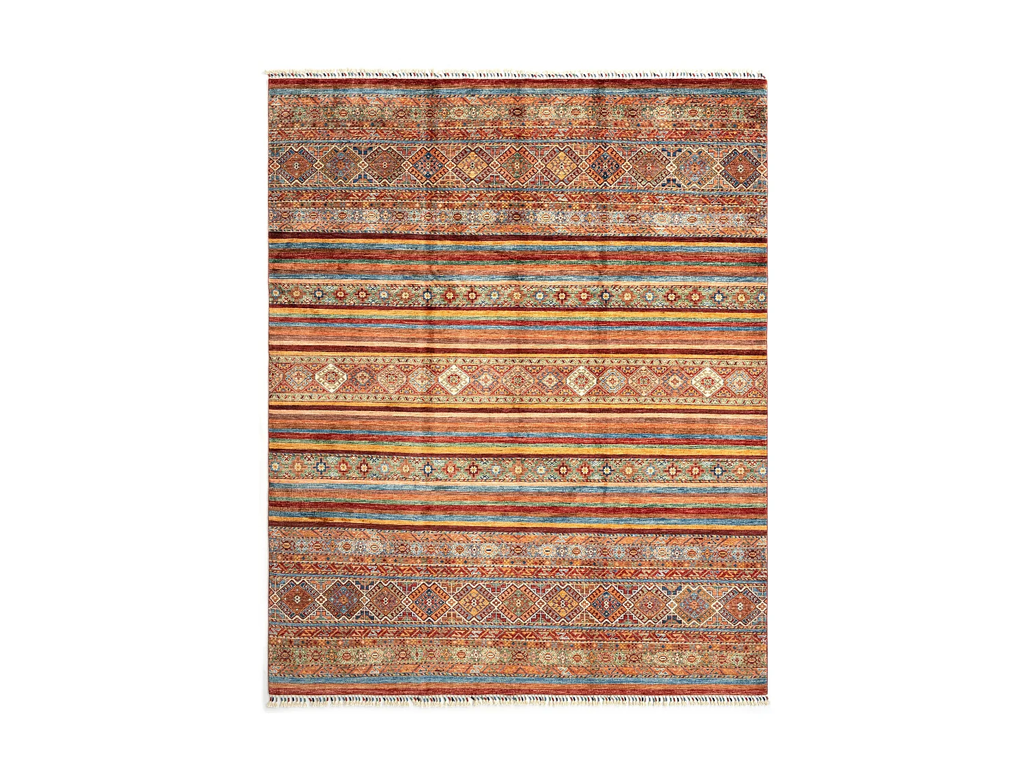 Tappeto in lana 245x303 rosso Torkman
