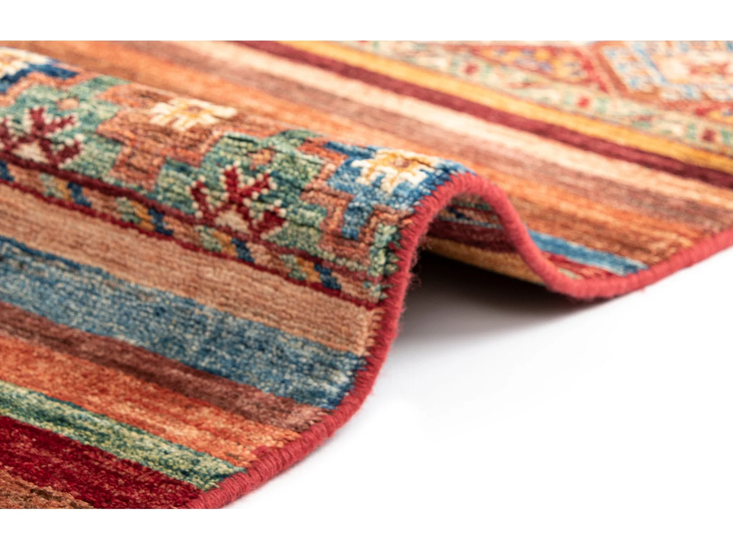 Tappeto in lana 245x303 rosso Torkman