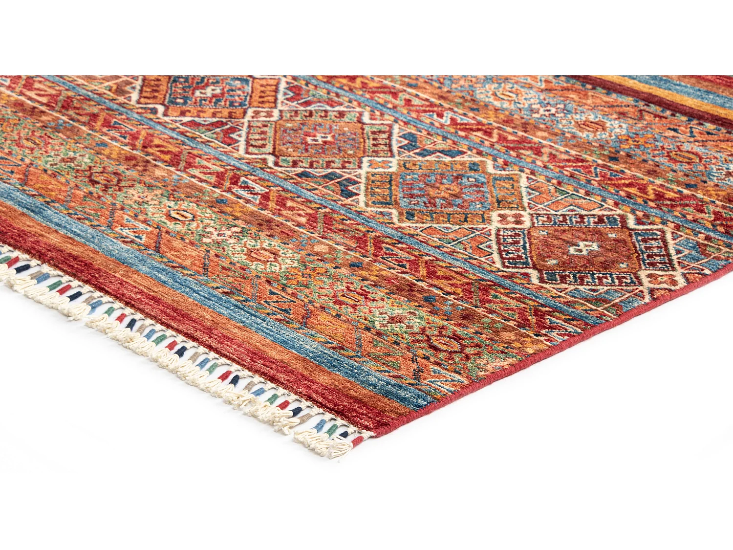 Tappeto in lana 245x303 rosso Torkman