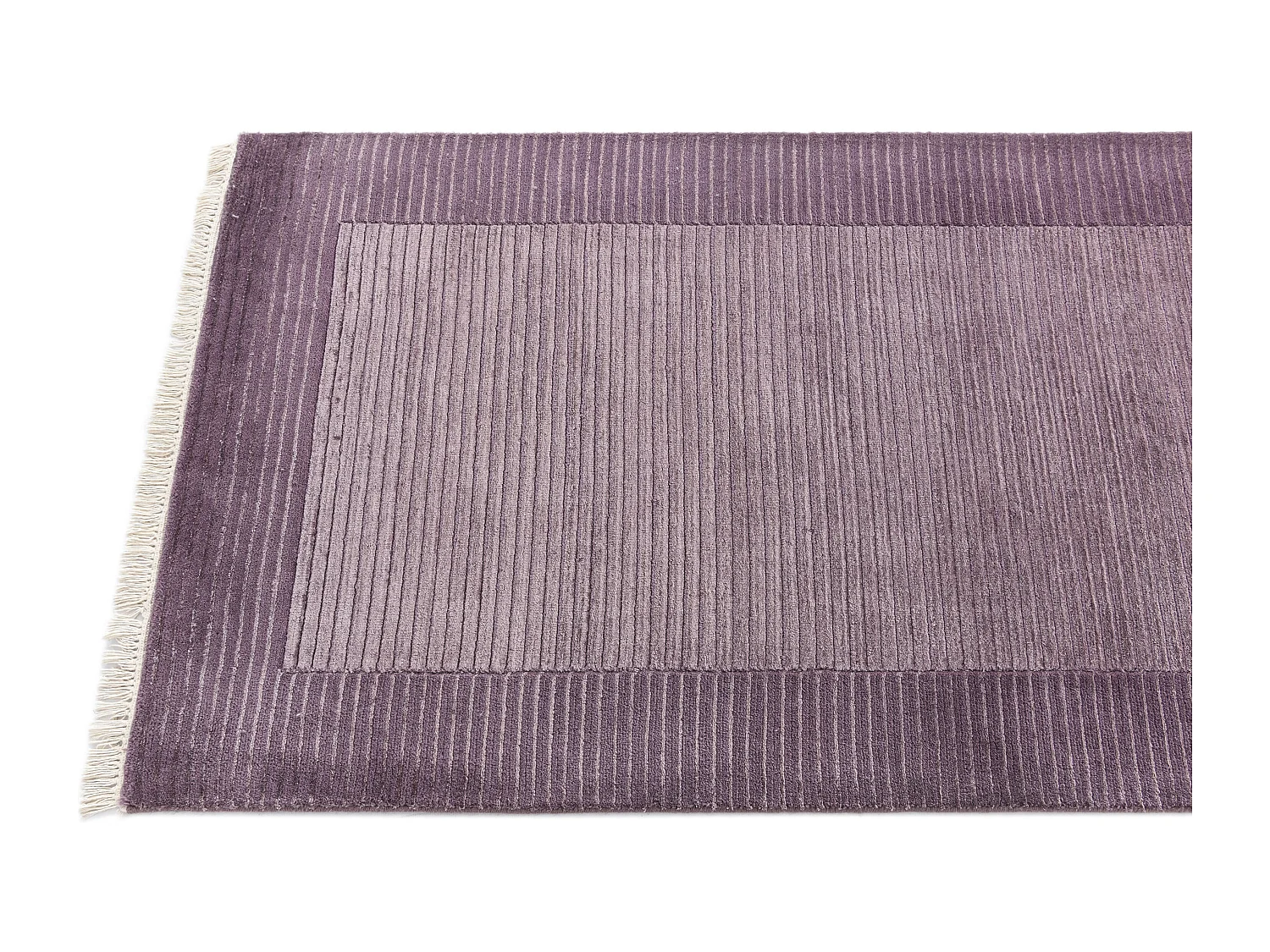 Tapis de couloir en laine 79x399 Violet Darya