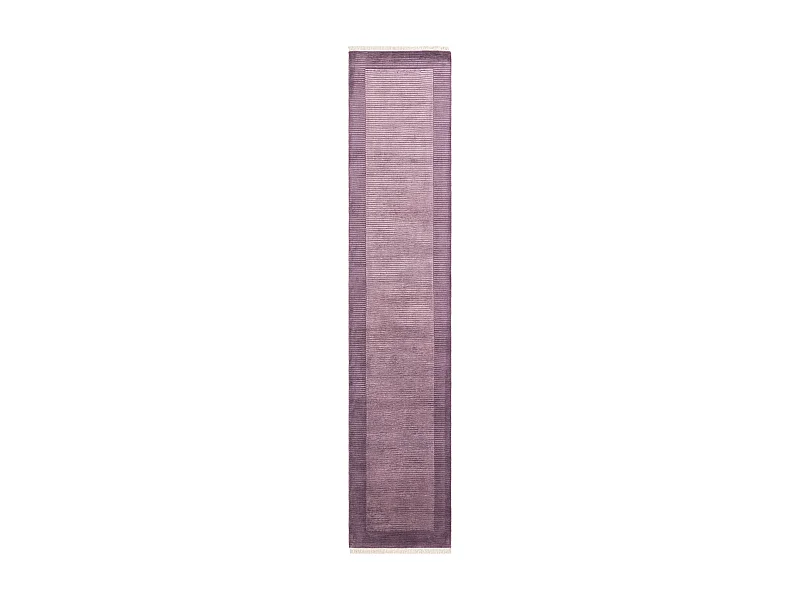 Tapis de couloir en laine 79x399 Violet Darya