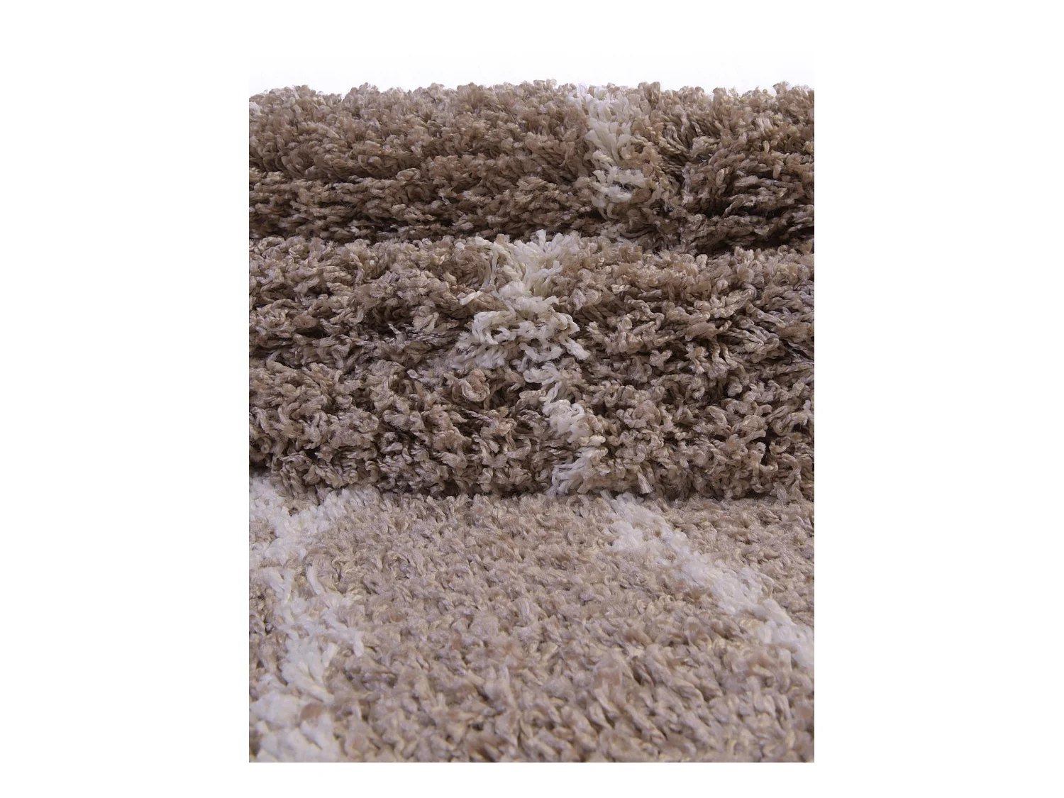 Tapis shaggy 215x305 brun Lachen Fence