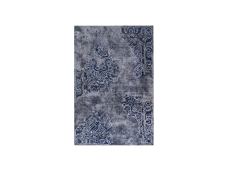 Tapis de laine 196x296 Bleu Vintage Royal