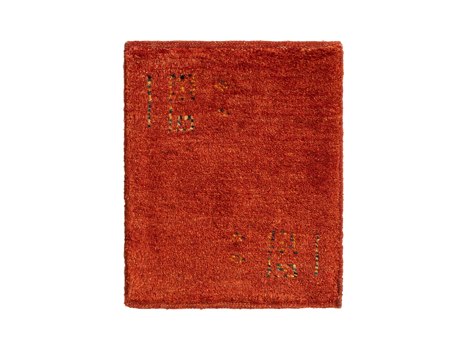 Wollteppich 45x50 Rot Gabbeh