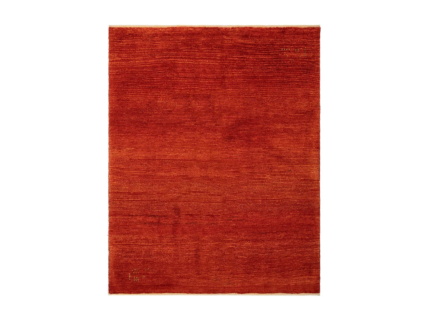Wollteppich 153x192 Rot Gabbeh Shouli