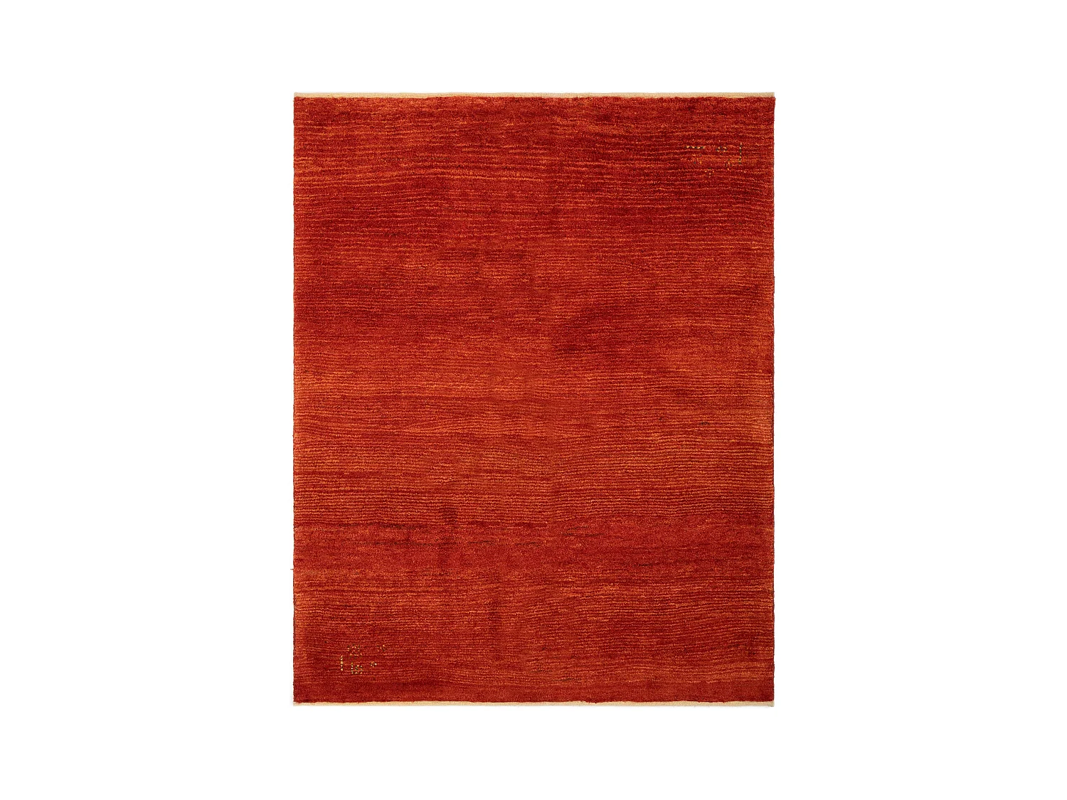 Wollteppich 153x192 Rot Gabbeh Shouli