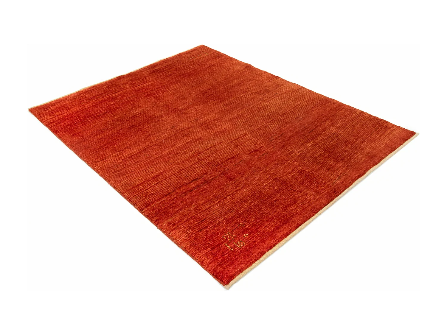 Tapis de laine 153x192 rouge Gabbeh Shouli