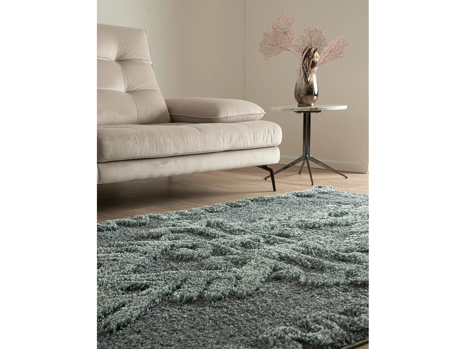 Hochflorteppich 240x305 Blau Thun Scutum