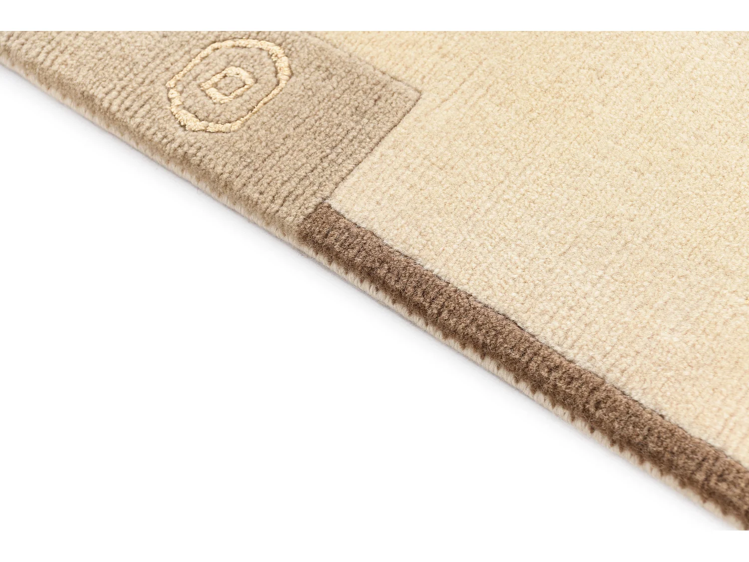 Tapis de couloir en laine 81x300 beige Darya