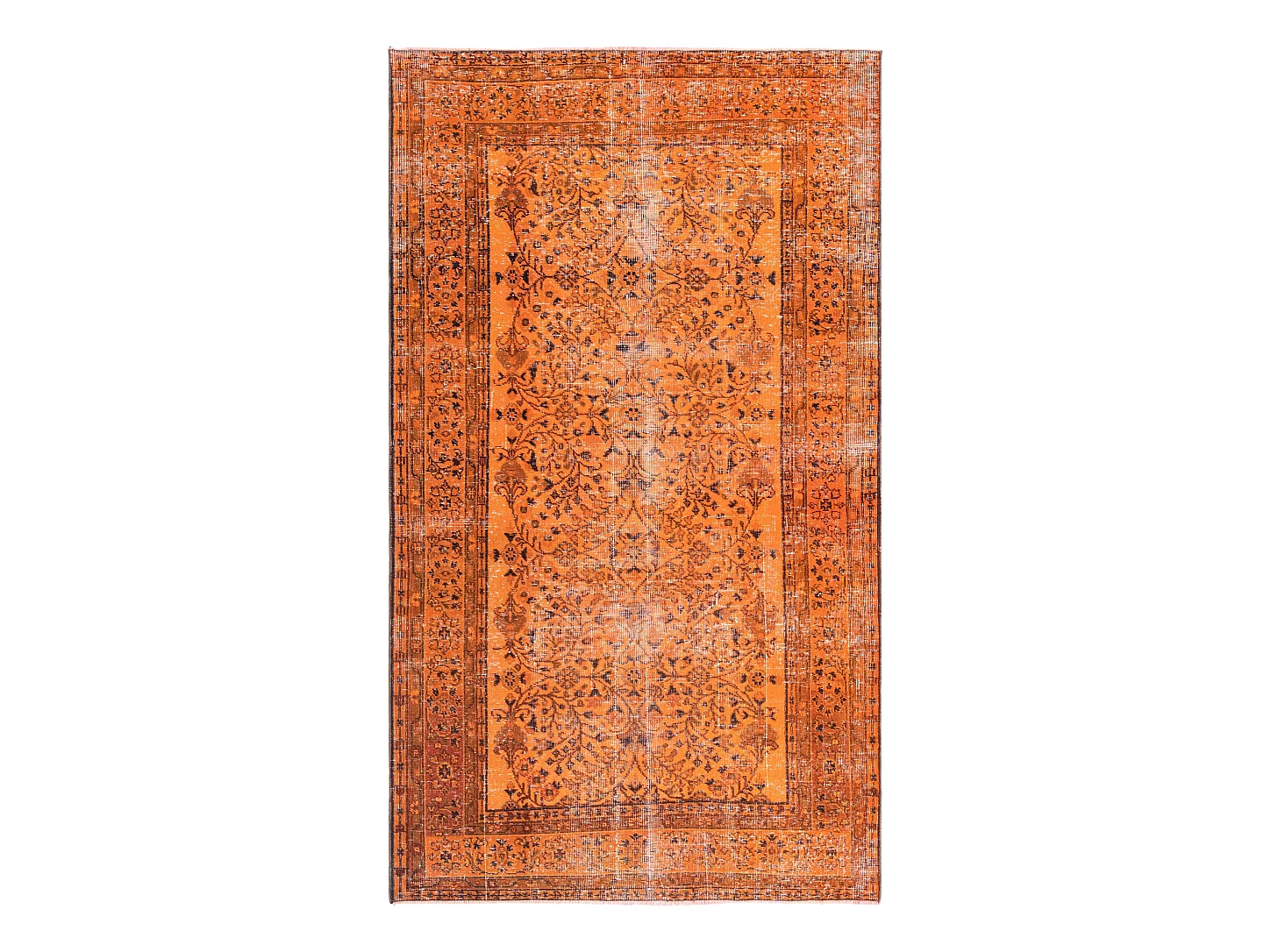 Tapis de laine 142x249 orange Ultra Vintage