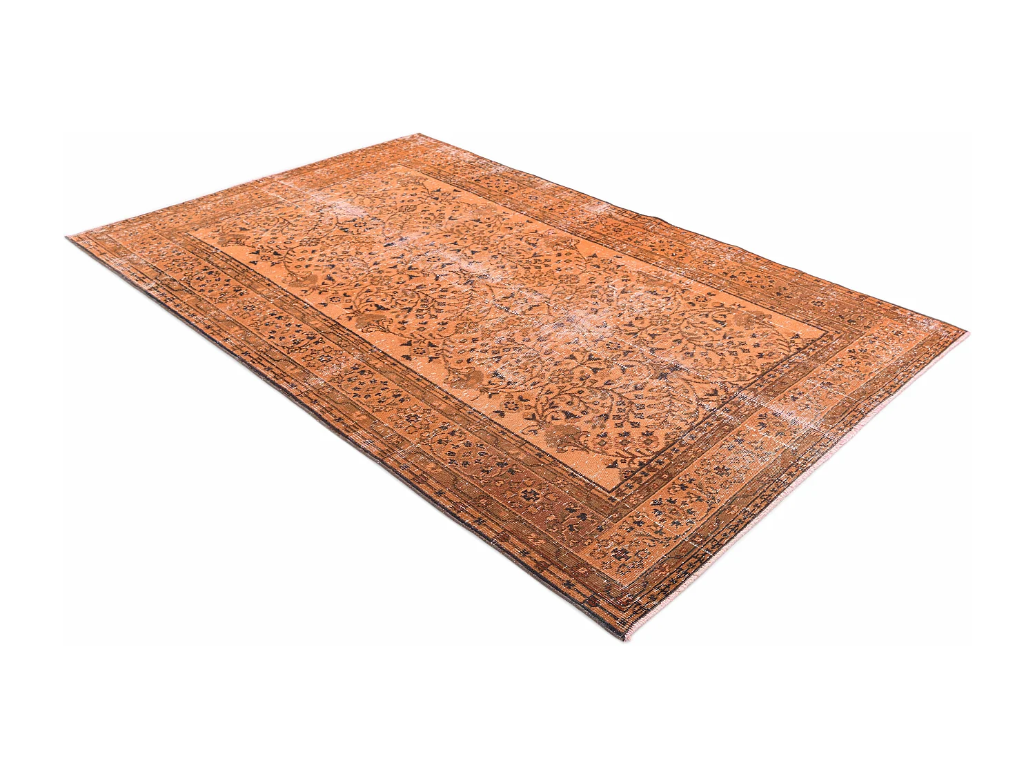 Tapis de laine 142x249 orange Ultra Vintage