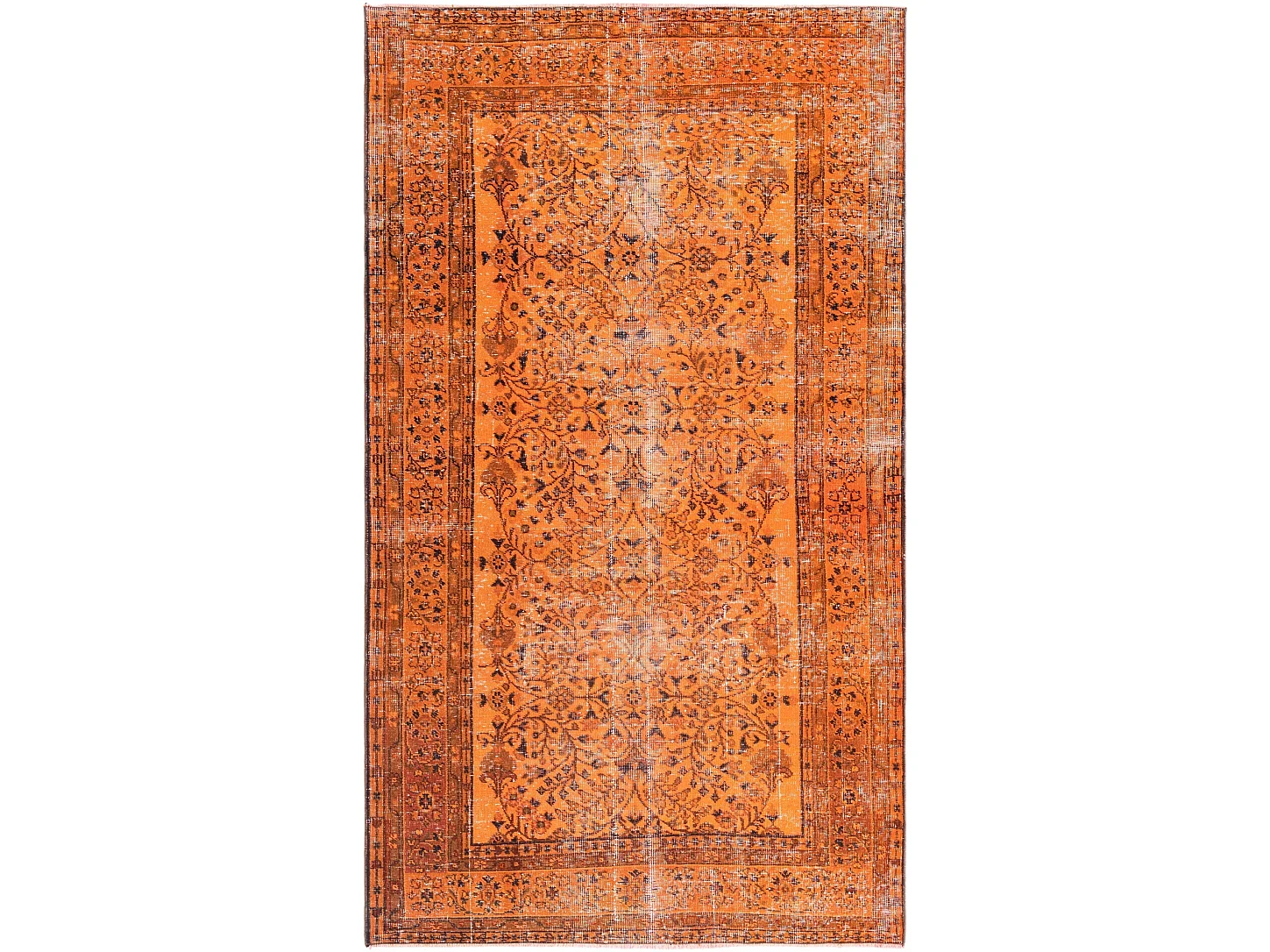 Tapis de laine 142x249 orange Ultra Vintage