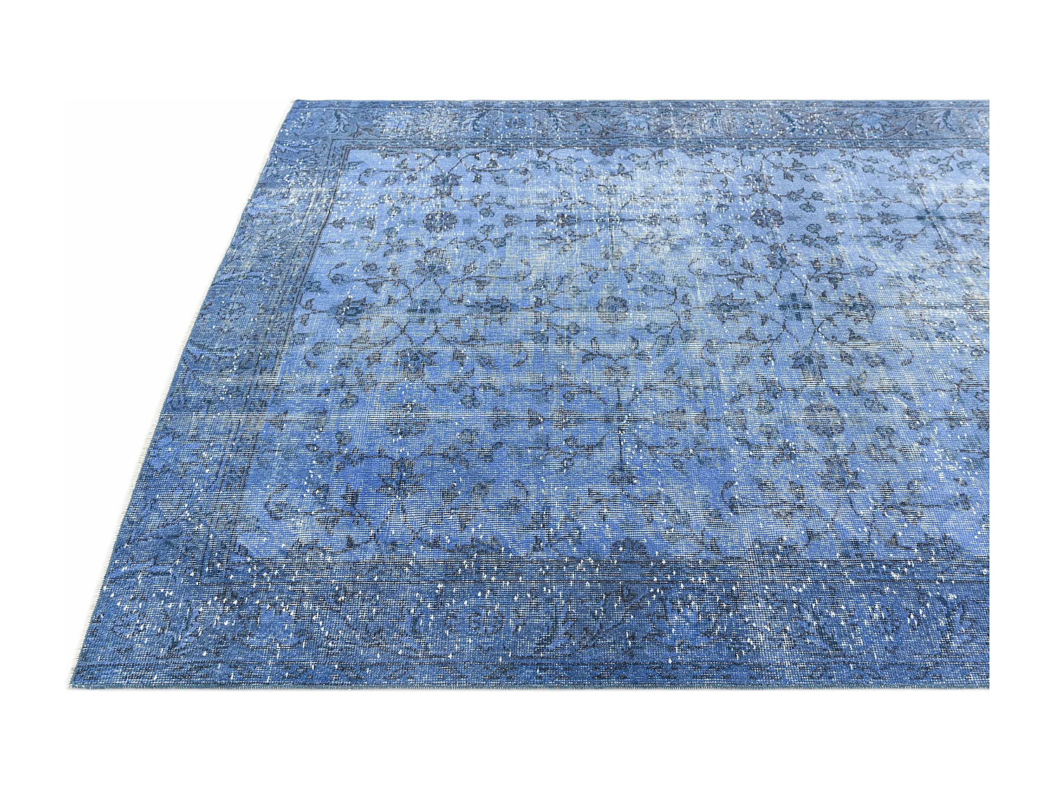 Tapis de laine 165x254 Bleu Ultra Vintage