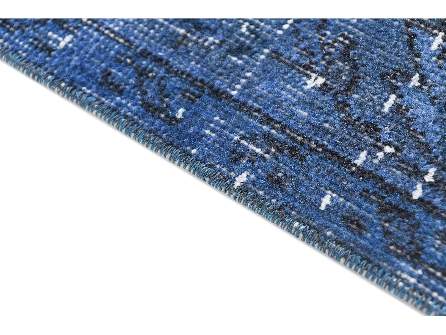 Tapis de laine 165x254 Bleu Ultra Vintage