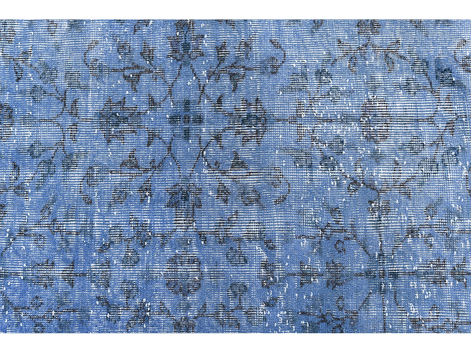 Tapis de laine 165x254 Bleu Ultra Vintage