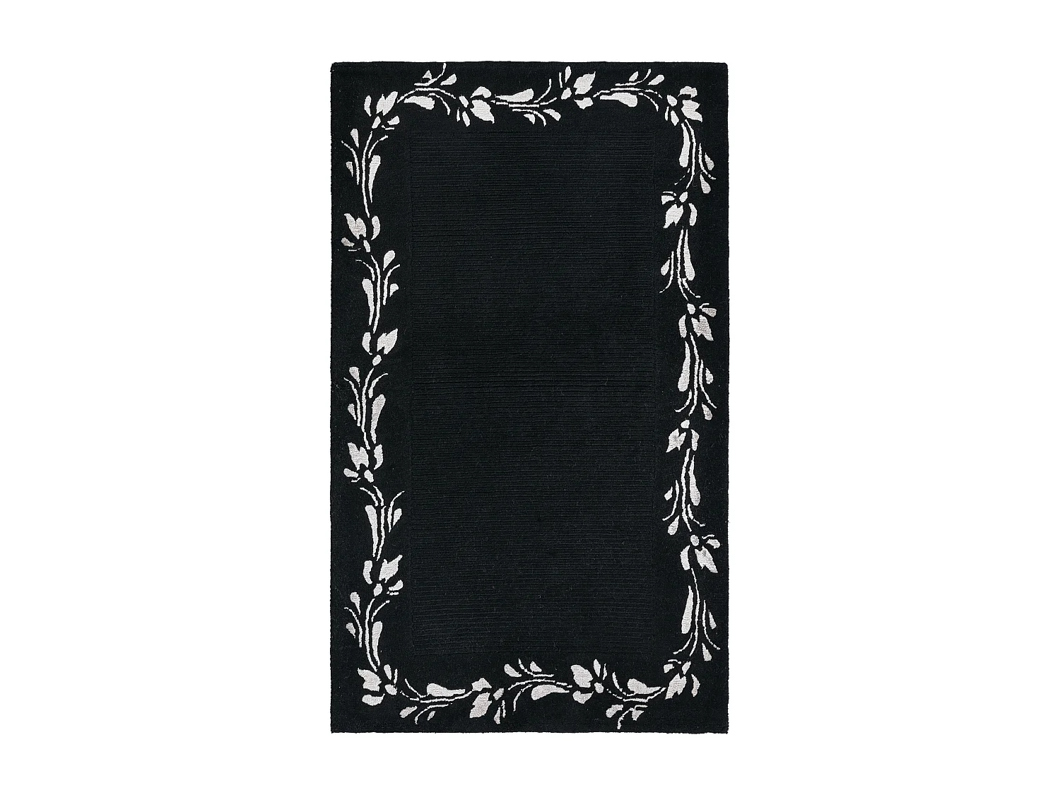 Tappeto in lana 94x152 nero Darya