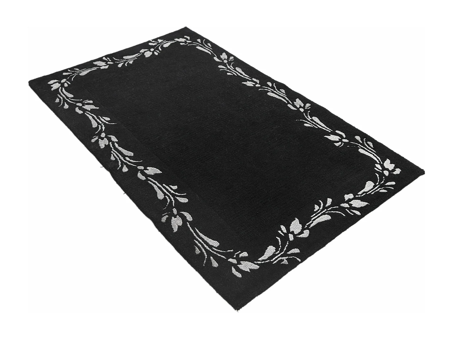 Tappeto in lana 94x152 nero Darya