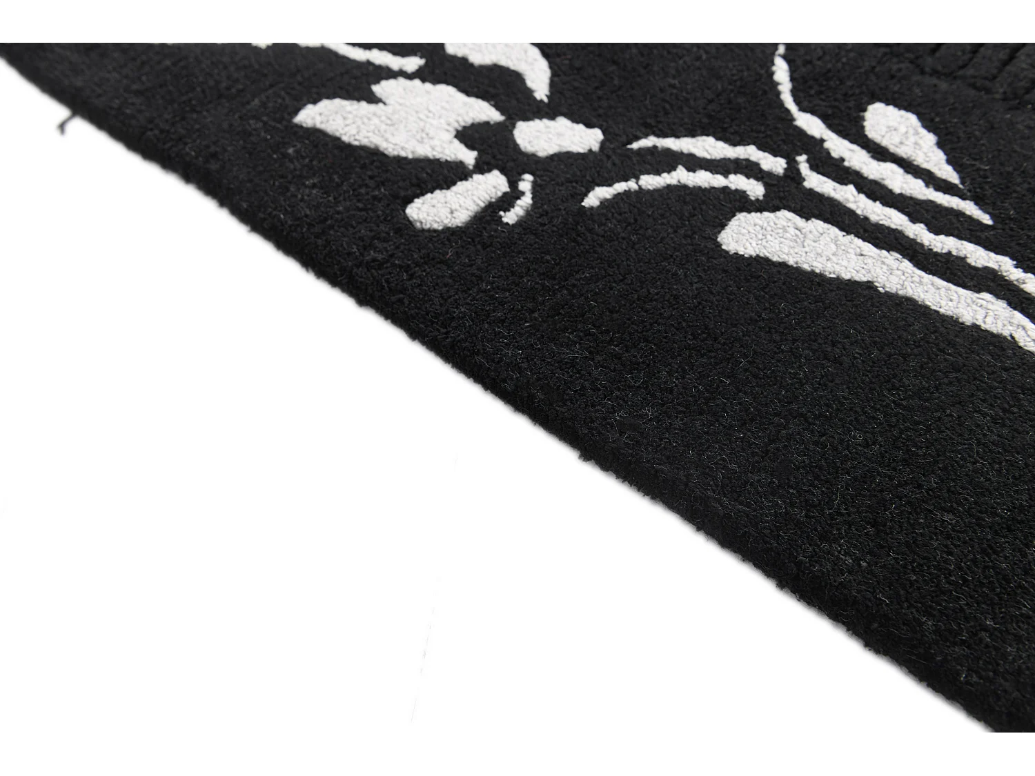 Tappeto in lana 94x152 nero Darya