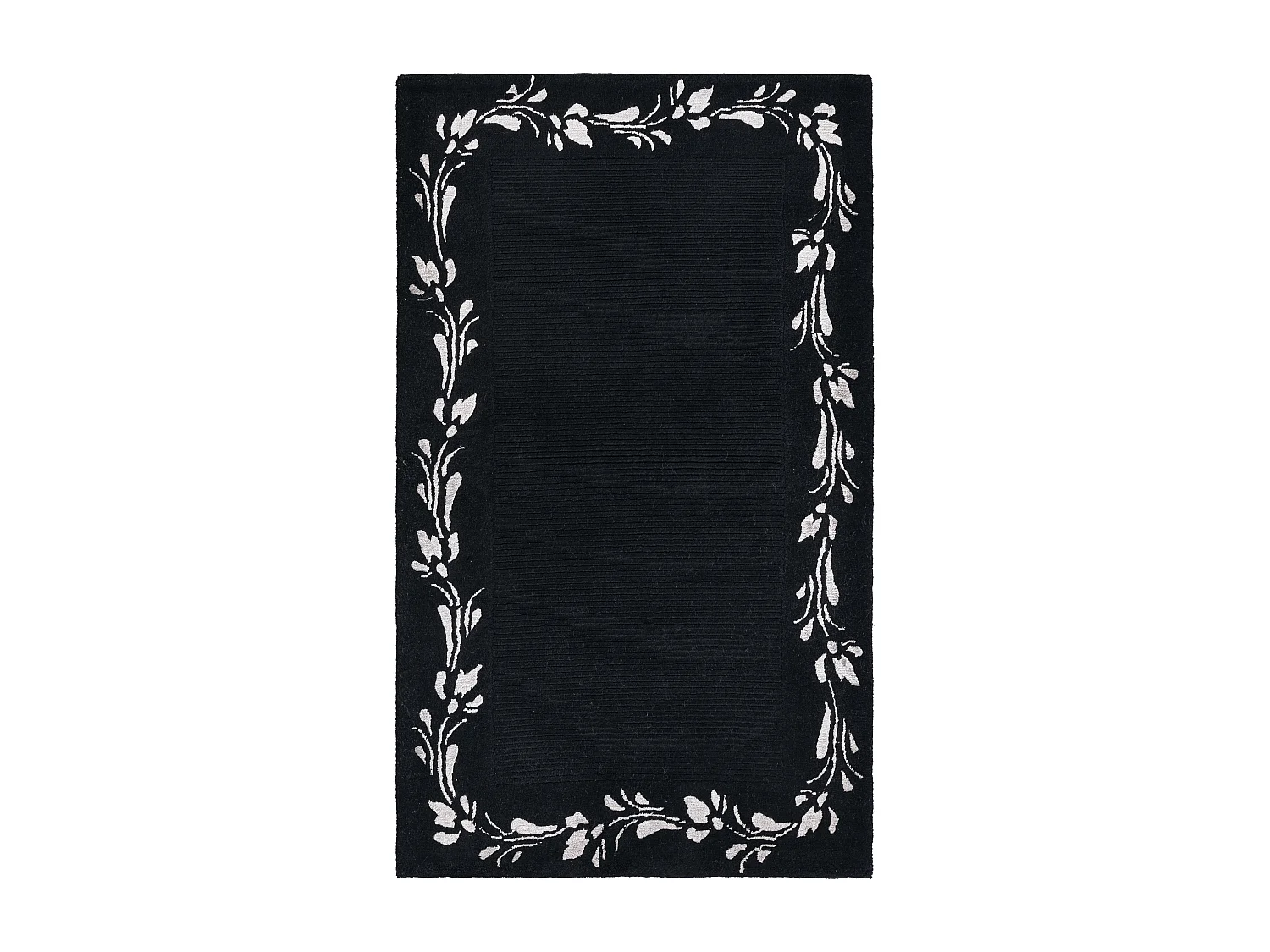 Tappeto in lana 94x152 nero Darya