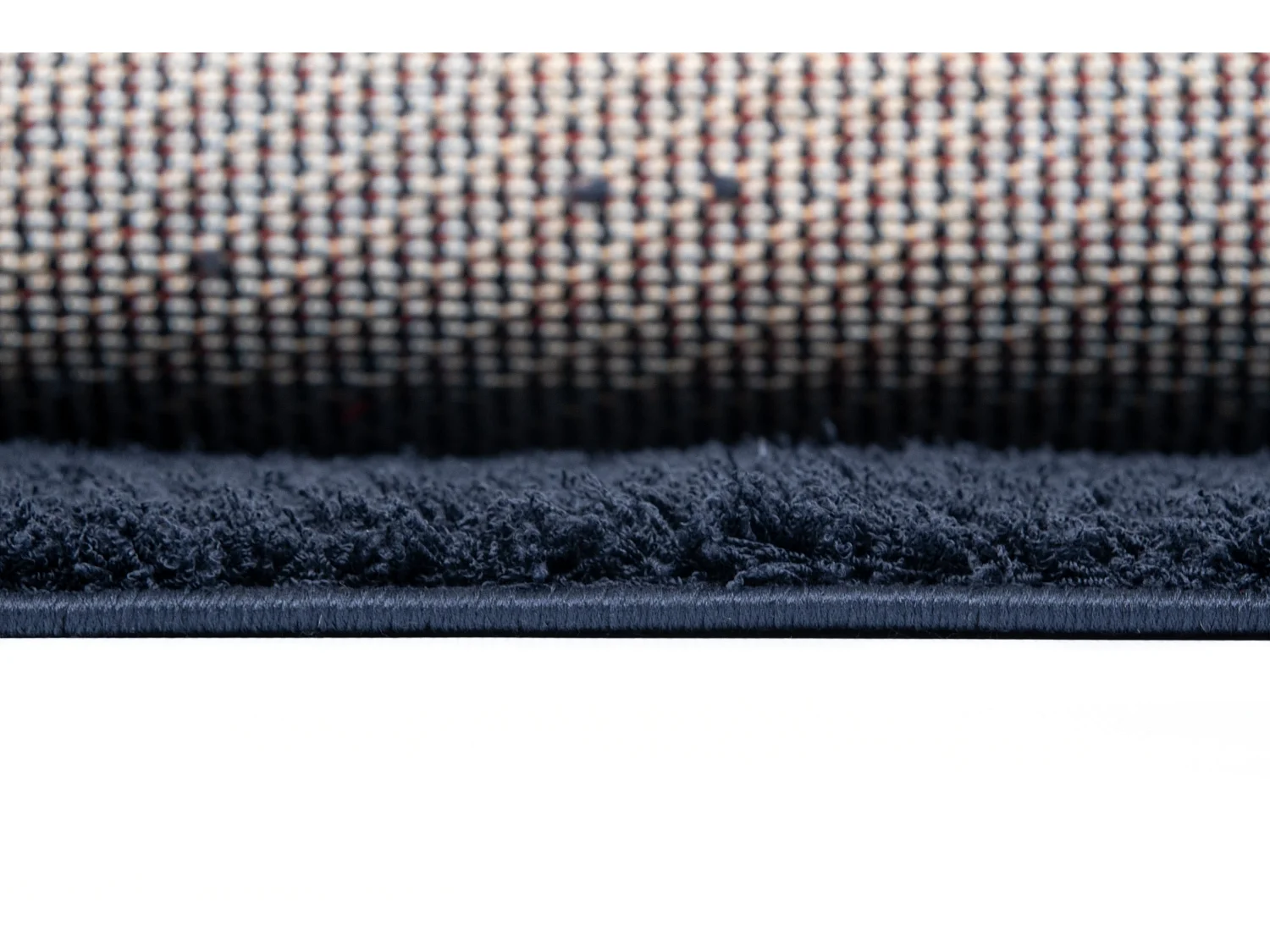 Tappeto shaggy  240x240 blu notte Luzern