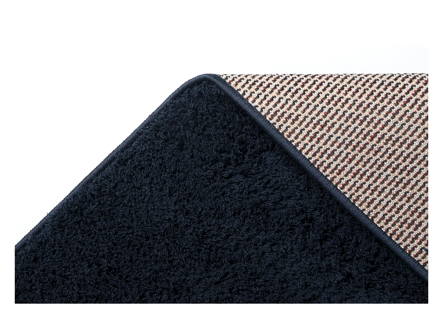 Tappeto shaggy  240x240 blu notte Luzern