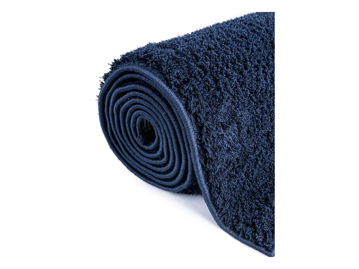 Tappeto shaggy  240x240 blu notte Luzern