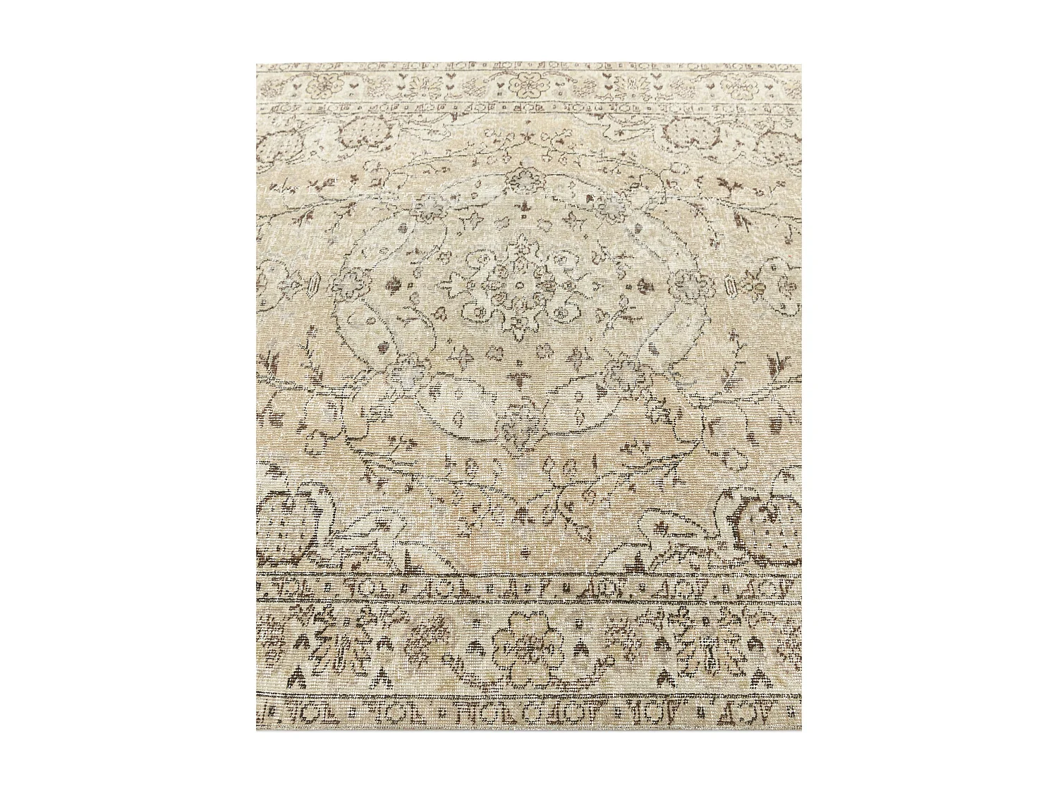Tapis de laine 165x244 brun Ultra Vintage