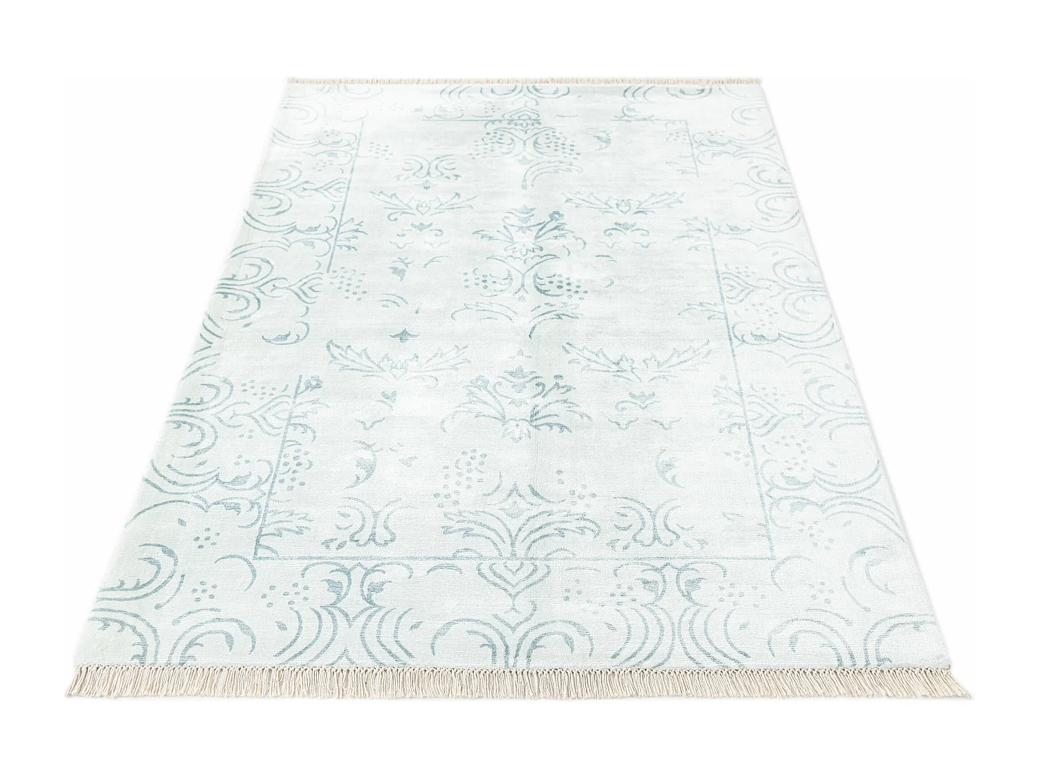 Tapis de laine 122x183 Bleu Darya
