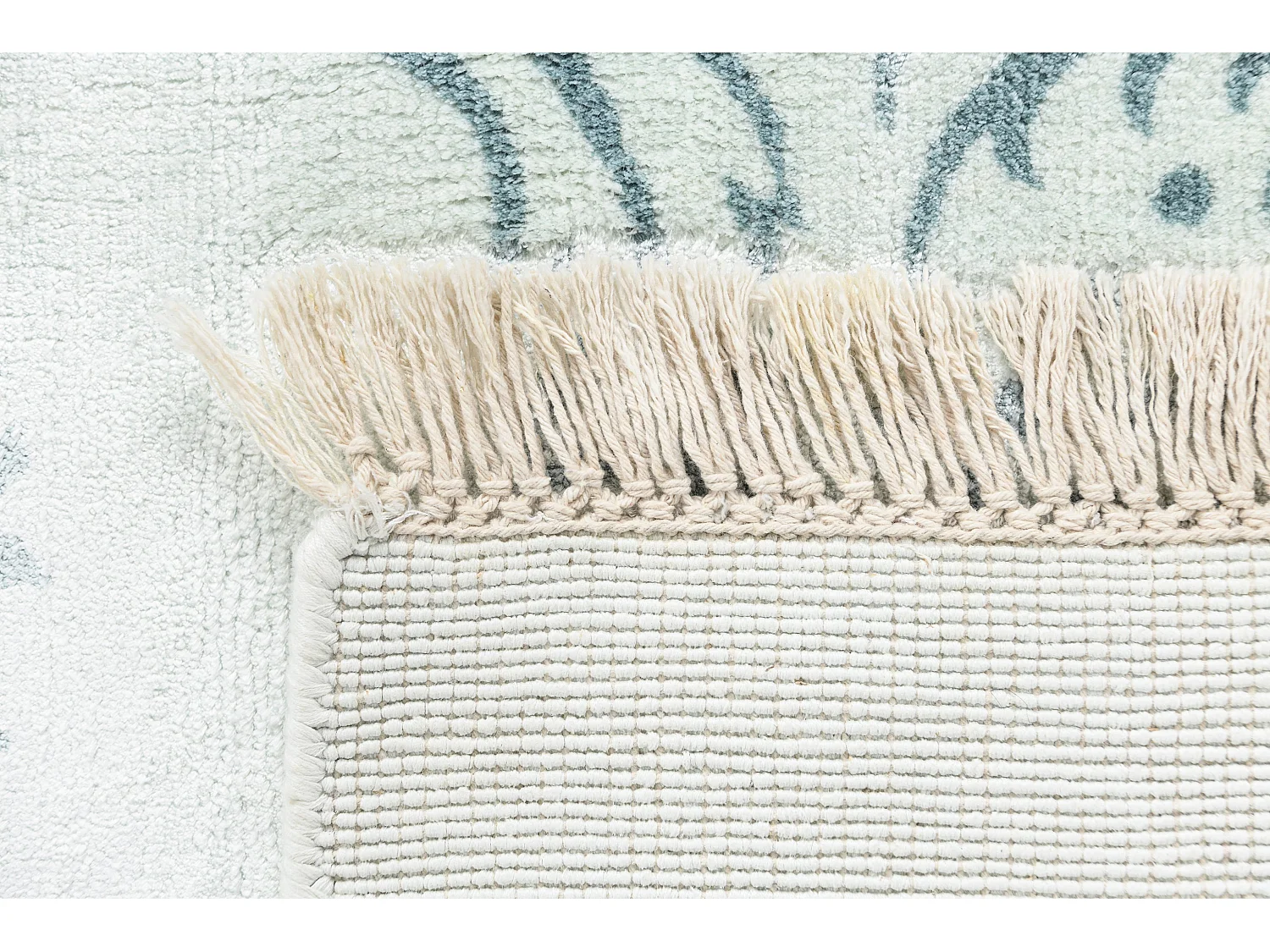 Tapis de laine 122x183 Bleu Darya