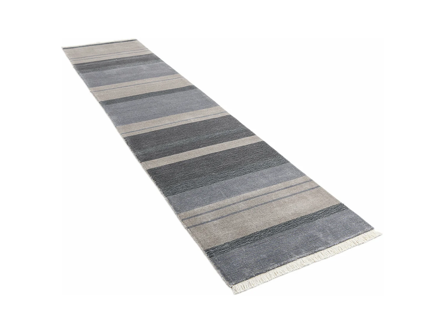 Loper-Woltapijt 389x84 Grijs Darya