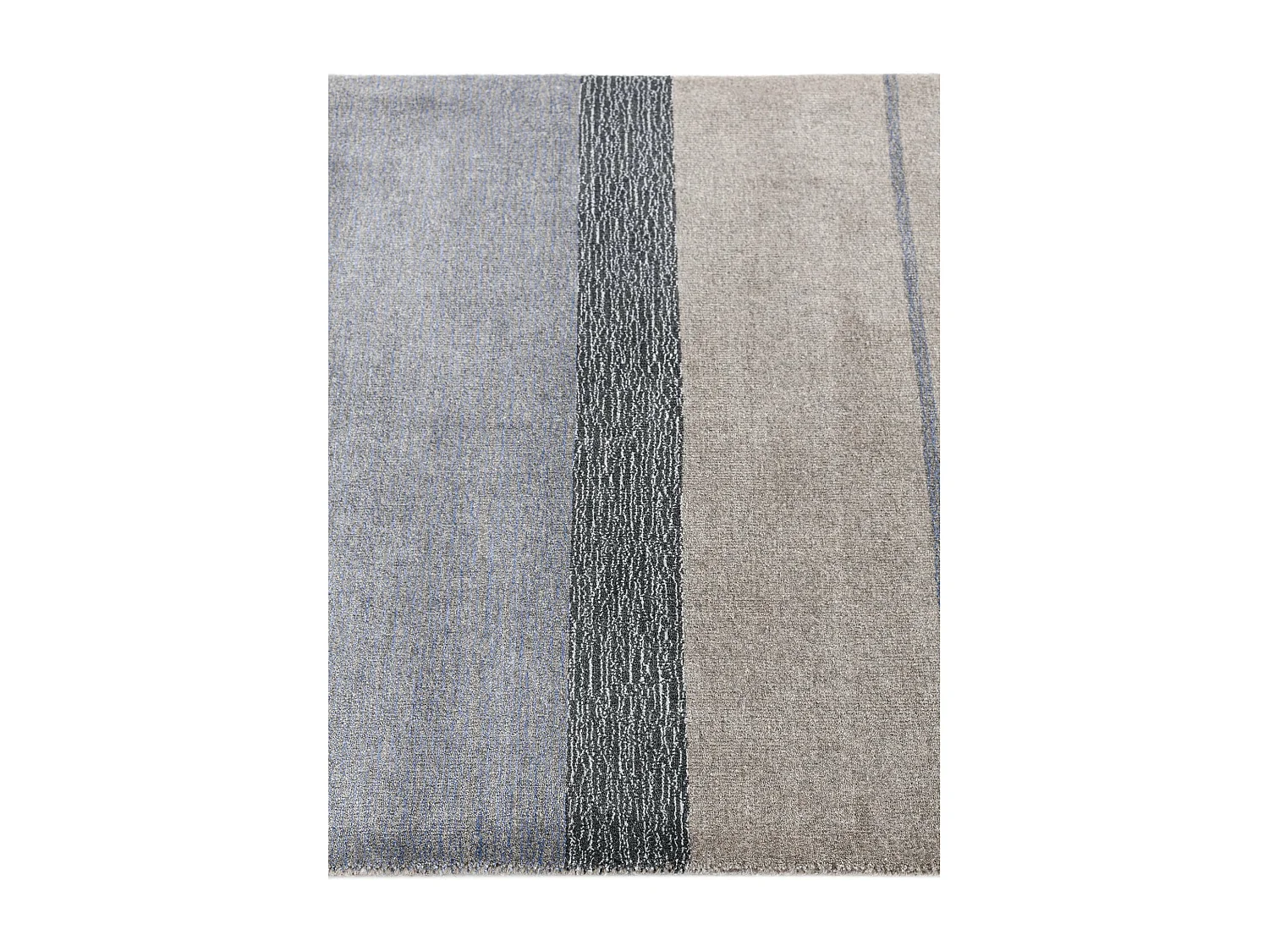 Tapis de couloir en laine 84x389 gris Darya