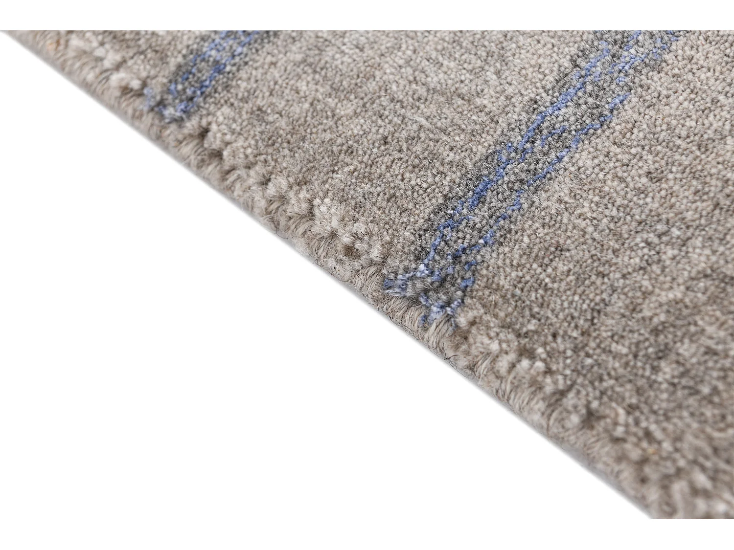 Tapis de couloir en laine 84x389 gris Darya