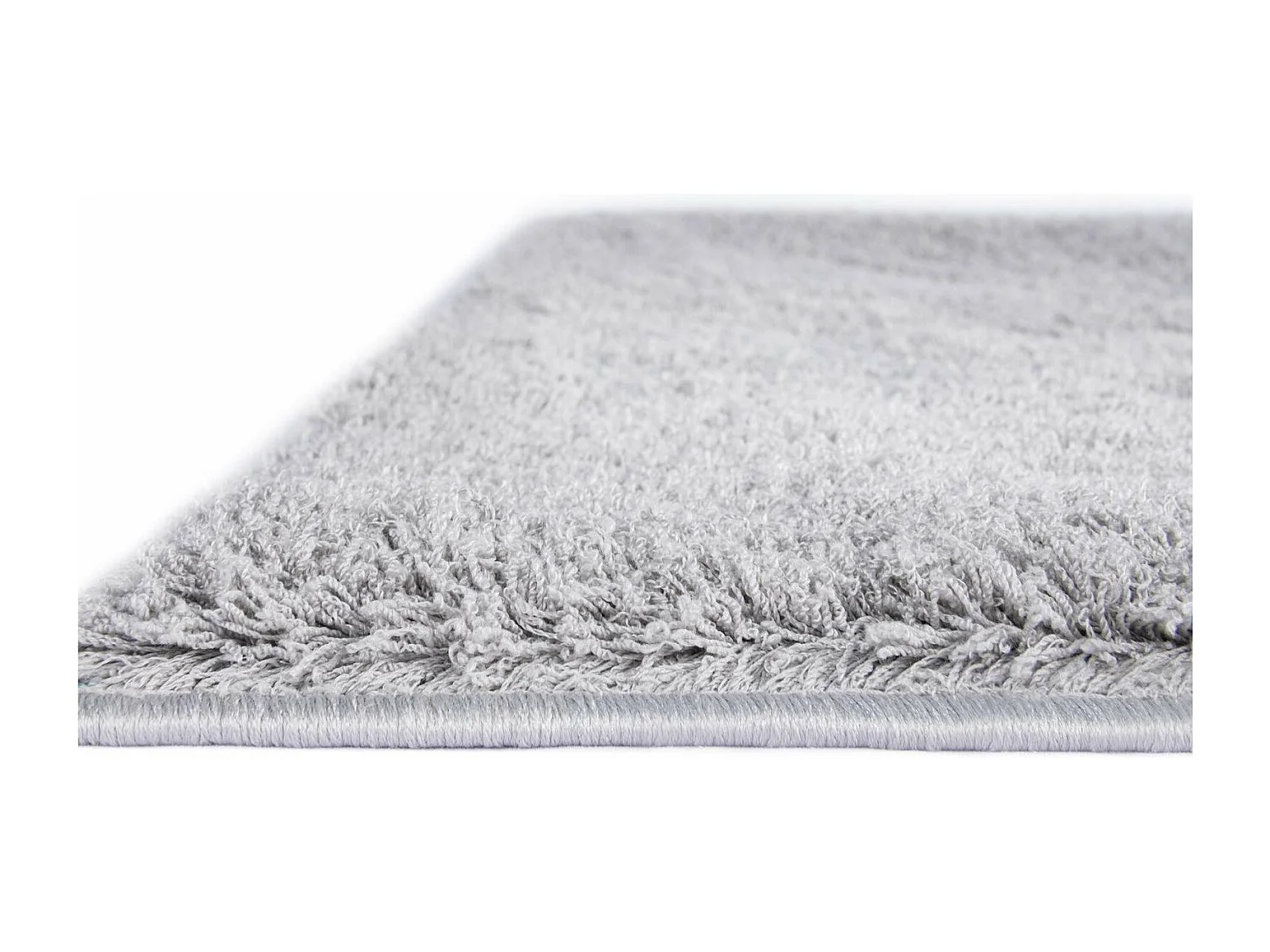 Tappeto shaggy  62x120 grigio argento Luzern