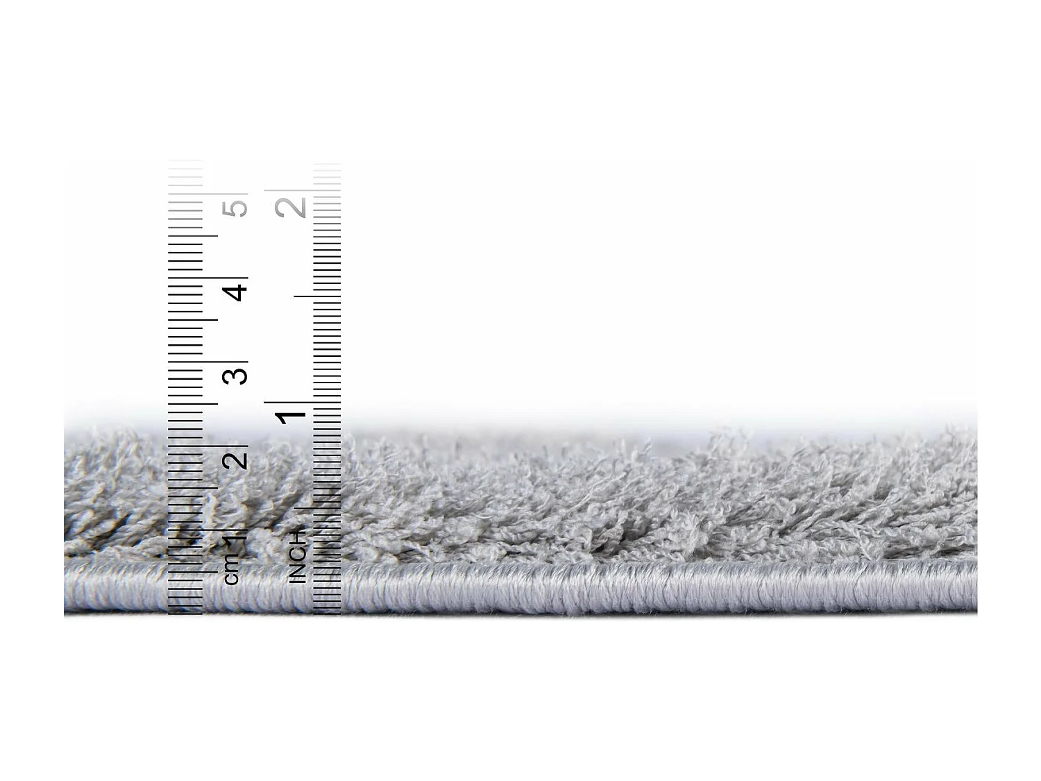 Tappeto shaggy  62x120 grigio argento Luzern