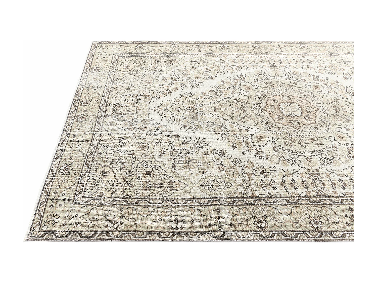 Wollteppich 160x279 Beige Ultra Vintage